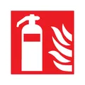 SafetyMarking Brandschutzschild Folie B150xH150 mm Feuerlöscher