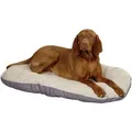 Hunde Liegekissen Loneta Lxbxh 72/52/8 Cm, Hundebett Beige/grau 80355 - Kerbl