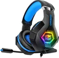 Ozeino Gaming Headset for Xbox Ps4 Ps5 PC, Ps4 Headset with Microphone 3D
