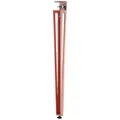 SO-TECH® Tischbein ColorLine in F-Form konisch zulaufend von 70 auf 40 mm, mit Klemmschraube (ohne Bohren) - rosa - Höhe 745 mm - 1x rosa 74.5 cm
