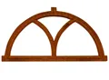 Aubaho Dekoobjekt Fenster Rost Stallfenster Eisenfenster Scheunenfenster Eisen 80cm Anti