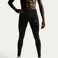 Nike Stride Lauftight Herren - schwarz, silber, Größe S (auch verfügbar in M, L, XL)