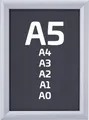MONOLITH 25A5S - Klapprahmen, A5, Aluminium