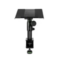 Gravity SP 3102 TM - Flexibler Studiomonitor-Ständer mit Tischklemme, stufenlos höhenverstellbar, Stahl, schwarz