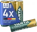 VARTA Batterien AA, wiederaufladbar, 4 Stück, Power on Demand Recharge Accu