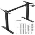 Mophorn - Vevor Schreibtisch Gestell, Verstellbare Höhe 70-117 Cm Und Länge 90-135 Cm, Elektrisches Tischgestell, Ergonomische Diy-arbeitsplatzbasis Für Zuhause Und Das Büro (nur Schwarzer Rahmen)