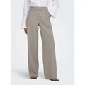 ONLY Bundfaltenhose ONLLinda (1-tlg) Falten grau S