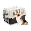 Ferplast Trasportino Cani Piccoli Trasportino Gatti max 12 Kg ATLAS 30 OPEN con Cuscino e Ciotola, Tetto Apribile