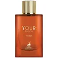 Maison Alhambra Your Touch Amber - Aromatic, Amber, Sweet, Warm - Eau de Parfum Spray Long-Lasting Fragrance for Men, 3.4 Ounce / 100 ml