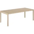 Muuto Workshop Tisch, 200 x 92 cm, eichenfurnier / eiche natur