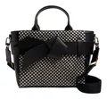 Ted Baker Jessa Bow Canvas Mini Tote Handtasche Umhängetasche Black schwarz Neu