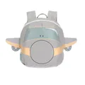 LÄSSIG Kleiner Kinderrucksack für Kita Kindertasche Krippenrucksack mit Brustgurt 3,5 Liter/Tiny Backpack Tiny Drivers Airplane
