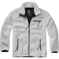 Brandit Teddyfleece Jacke, weiss, Größe 4XL