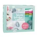Steine bemalen im Boho-Look, Buch plus Material Kreativ-Set zum Sofort-Loslegen