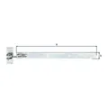 GAH Tor-Ladenband verstellbar 460mm Stahl, galvanisch verzinkt