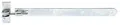 Alberts 318253 Ladenband | gerade, Abschluss abgerundet, verstellbar um 30 mm | galvanisch verzinkt, dickschichtpassiviert | 460 x 40 mm