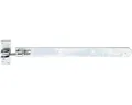 Ladenband verstellbar, gerade Form, 470 x 40 mm galv. verzinkt, dickschichtpassi