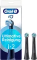 Oral-B iO Aufsteckbürsten BLACK für elektrische Zahnbürsten 2 Stück