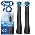 NEU Oral B iO Black Ultimate Clean Aufsteckbuersten 2er schwarz sensitive