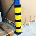 Regalanfahrschutz Rammschutz 600 mm für Palettenregale mit Holmbreite 76-120 mm