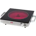 ProfiCook PC-EKP 1210 Infrarot-Einzelkochplatte, geeignet für alle Topfarten - Silber