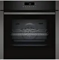Neff B6ACJ7AG3 N50  Einbaubackofen, 59,4 cm breit, 71 L, Pyrolyse, 7 Heizarten, TouchControl, Grillfunktion, Kindersicherung, Hide Tür, Air Fry, Graphite-Grey