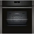 Neff B6ACJ7AG3 Einbaubackofen mit Pyrolyse, 71 Liter, Edelstahl, Heissluft