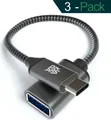 USB-C 3.1 Male - USB-A 3.0 Female | 3er Set