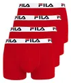 FILA Herren Boxershorts Unterhosen Man Boxers FU5016 4er Pack, Farbe:Rot, Wäschegröße:2XL, Artikel:-118 red