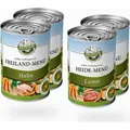 Bellfor Starter-Paket Nassfutter - Getreidefrei: 2 x Bellfor Freiland-Menü 400 g, 2 x Bellfor Heide-Menü 400 g - 1,600.00 g