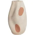 Blumenvase BATOIDEA Steinzeug 25 cm Hellbeige