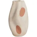 Beliani Blumenvase, Beige, Stein, Mode, 25 cm, Dekoration, Vasen, Keramikvasen