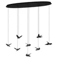 Hängeleuchte STARS of Light PARATEBUENO BHT 26x150x116 cm schwarz Hängelampe