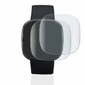 BROTECT Full-Cover Schutzfolie Matt für Fitbit Sense (2 Stück) - Full-Screen Displayschutz-Folie, 3D Curved, Anti-Reflexion