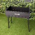 Mangal Grill 60 cm mit klappbaren Beinen – Holzkohlegrill aus 2 mm Stahl