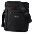 Tasche Umhängetasche schwarz Damen Herren Polyester Bag Street 22x9x27 OTJ254S