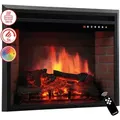 Xxxl Elektrokamin, Schwarz, Metall, Glas, 58.4x45.0x22.5 cm, Bsci, CE, Fernbedienung, Flammeneffekt separat schaltbar, Überhitzungsschutz, Thermostat, Dimmer, Freizeit, Elektrogeräte