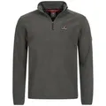 Höhenhorn Fleecepullover Skyja Herren Fleece Pullover für Männer Sweatshirt 1/4 Zip Microfleece grau XL