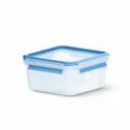 Emsa CLIP & CLOSE Frischhaltedose 1.3 L Aufbewahrungsdose Dose Quadratisch Blau