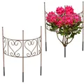 Relaxdays Staudenhalter halbrund (14.50 cm, 31 cm) (4052025868543)