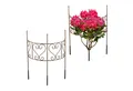 relaxdays Spalier Halbrunder Staudenhalter in Braun, 2 St., 2er Pack