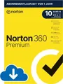 Symantec Norton 360 Premium inkl. 75 GB, 10 Geräte, 1 oder 2 Jahre, Blitzversand