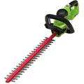 Heckenschere 61 Cm Greenworks 40v - Ohne Akku Und Ladegerät - G40ht61