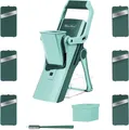 Genius Nicer Dicer Mando Set 12tlg Gemüseschneider Hobel grün mit Zubehör