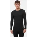 DANISH ENDURANCE Funktionsshirt Merino Langarm Shirt, Funktionsunterwäsche, weich & temperaturregulierend schwarz 3XL