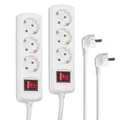 2erSet Steckdosenleiste 3Fach 2X Mehrfachsteckdose mit Schalter zum Stromspar...