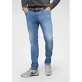 Jack & Jones Slim-fit-Jeans JJIGLENN Slim-Fit mit Stretch und praktischer 5-Pocket-Form Baumwollmischung, slim fit blau 36