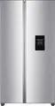 PKM SBS444EIXWD Side by Side Kühl-Gefrierkombination, 439 L, 2-türig mit Wasserspender, NoFrost, Display mit Touch Control, Inox Design
