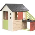 Smoby Spielhaus Natur mit Küche 127 cm x 145 cm x 110 cm