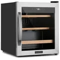 Klarstein Vinamour 12 Uno Weinkühlschrank 12Fl./46l  4-18°C 40dB Silber